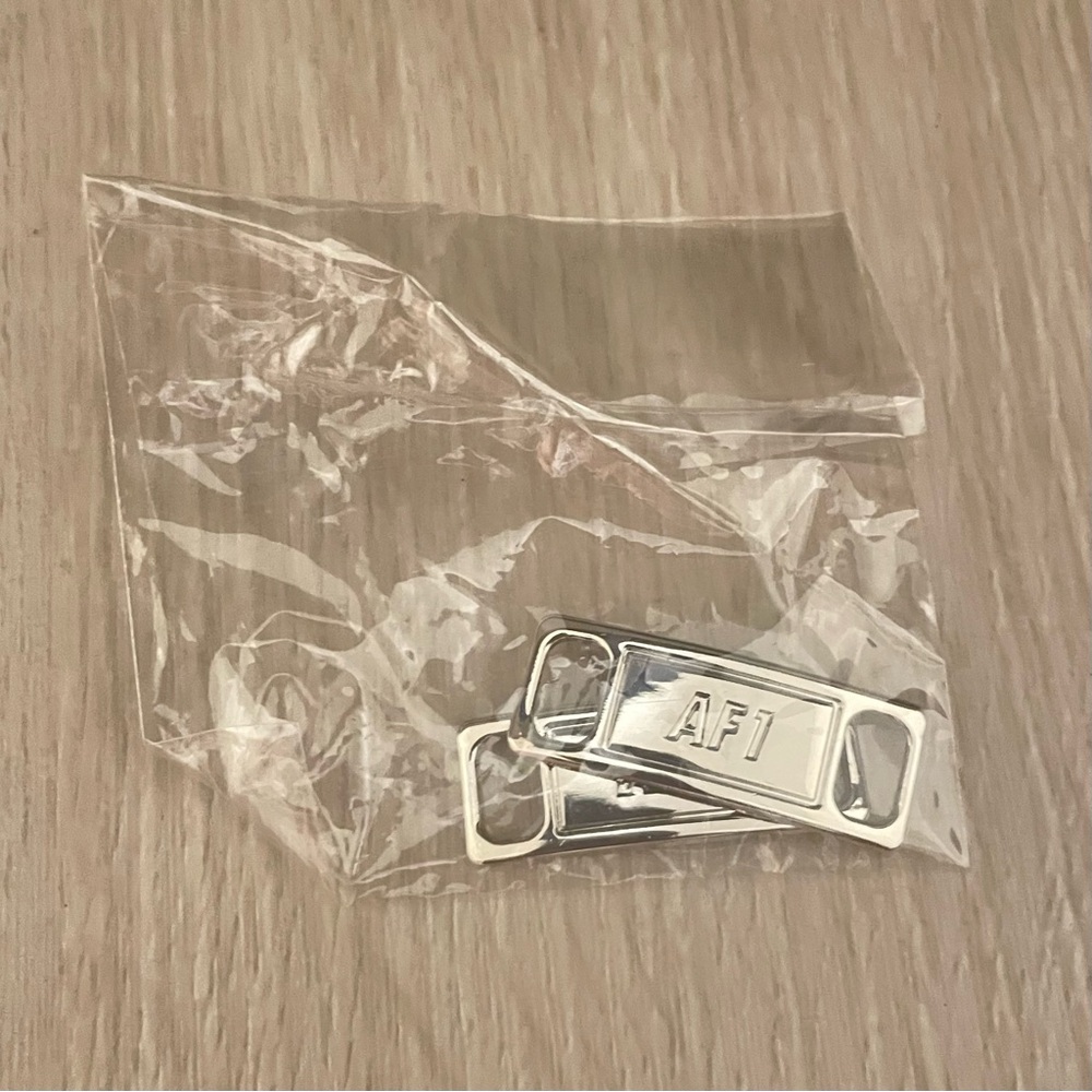 Air Force 1 Replacement Tags Silver